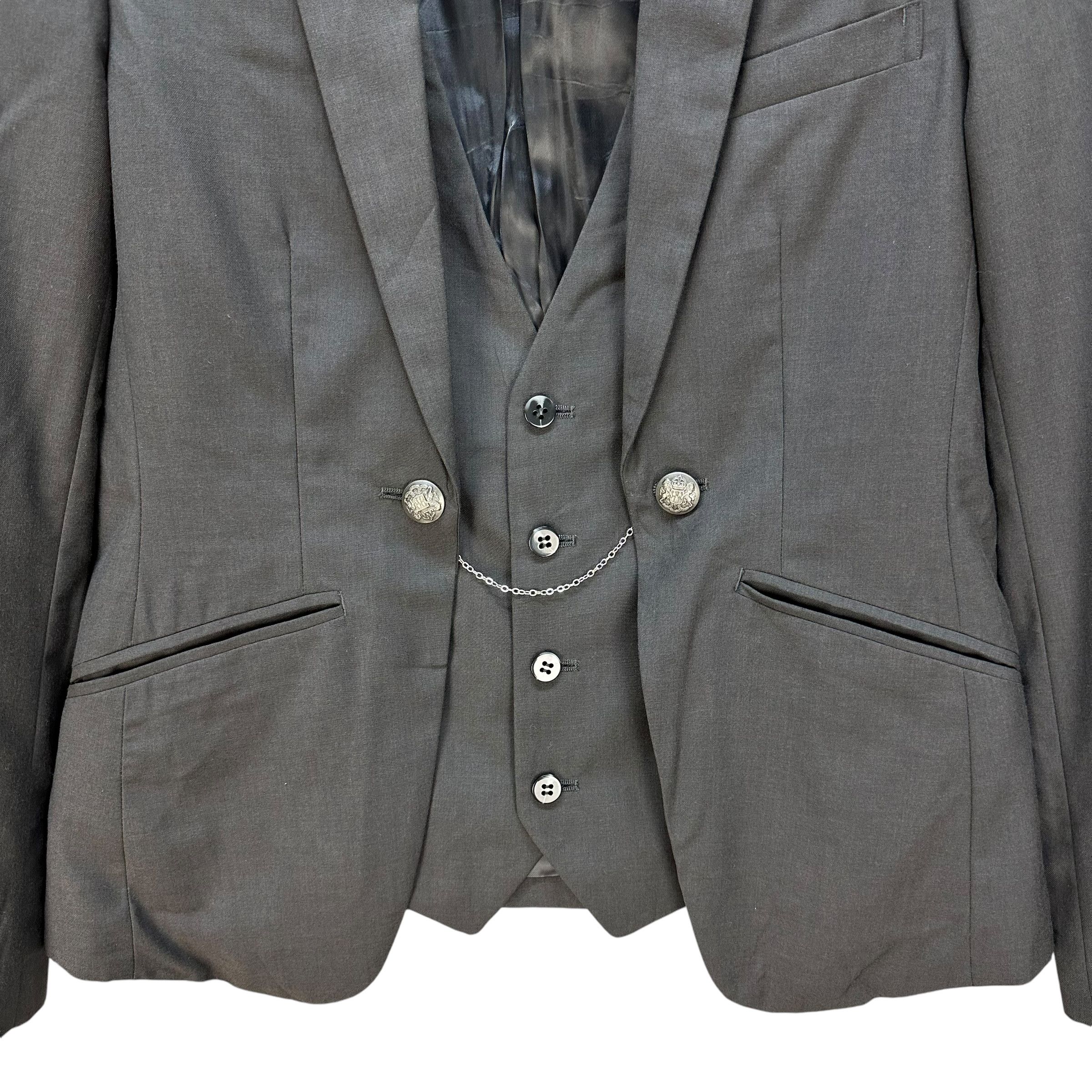 Katharine Hamnett London HAMNETT Inner Vest Suit Jacket Blazers #1509-A62 Size US S / EU 44-46 / 1 - 3 Thumbnail