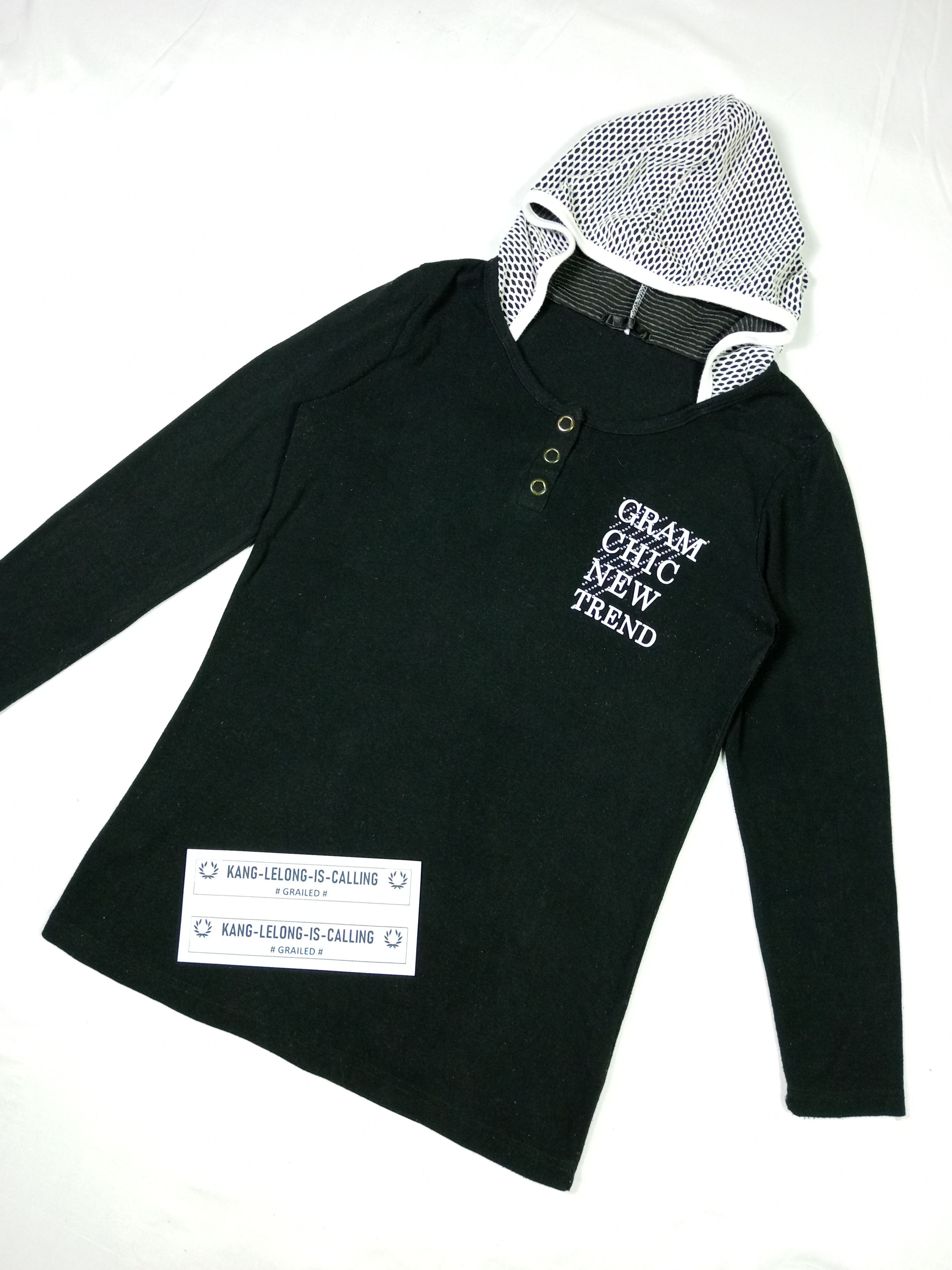 20471120 × Issey Miyake × Japanese Brand 💸BINDINGOFFER💸UKNOWN LONG SLEEVE NET HOODIE JPN STYLED Size S / US 4 / IT 40 - 2 Thumbnail