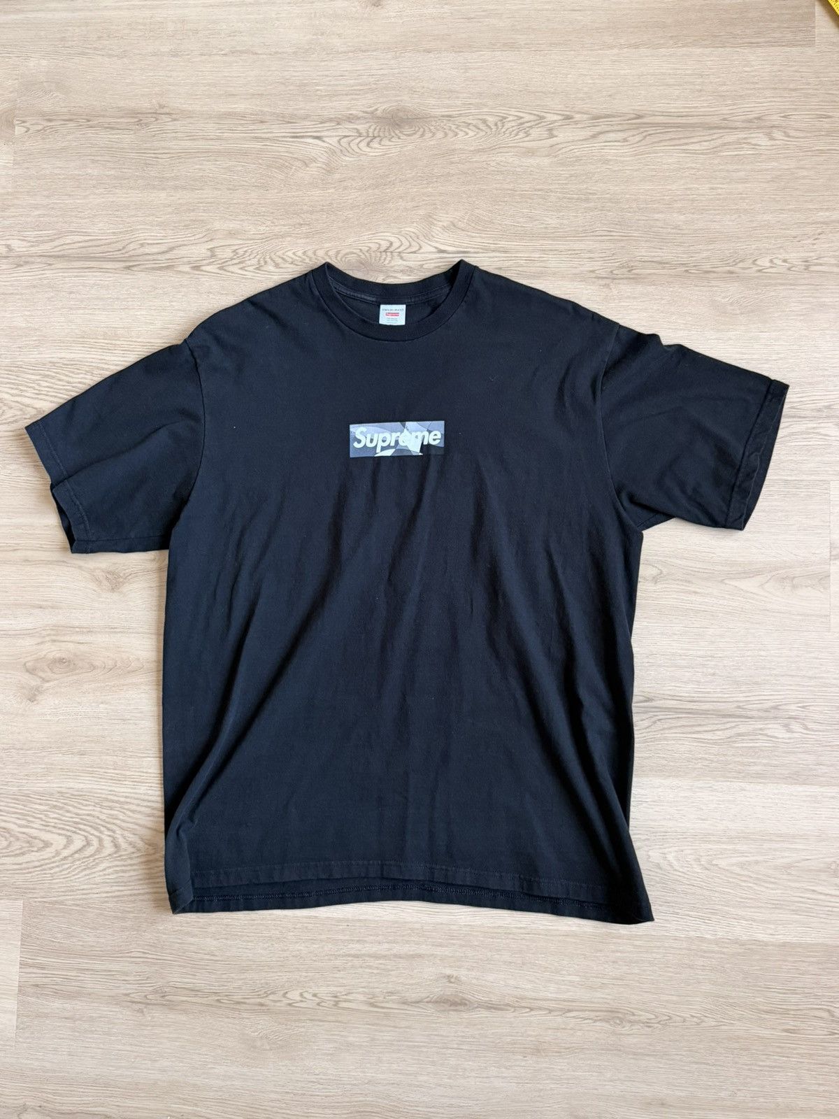 Supreme Supreme Bandana Box Logo Tee Black Size Medium FW19 | Grailed