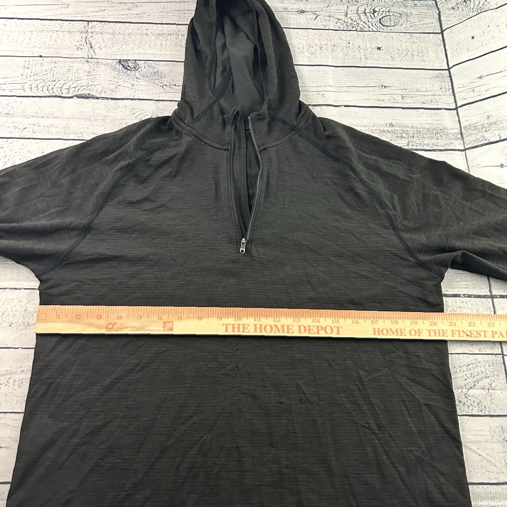 Lululemon Lululemon Metal Vent Tech 1/4 Zip Hoodie Men's L Dark Gray Jacket Size US L / EU 52-54 / 3 - 3 Thumbnail