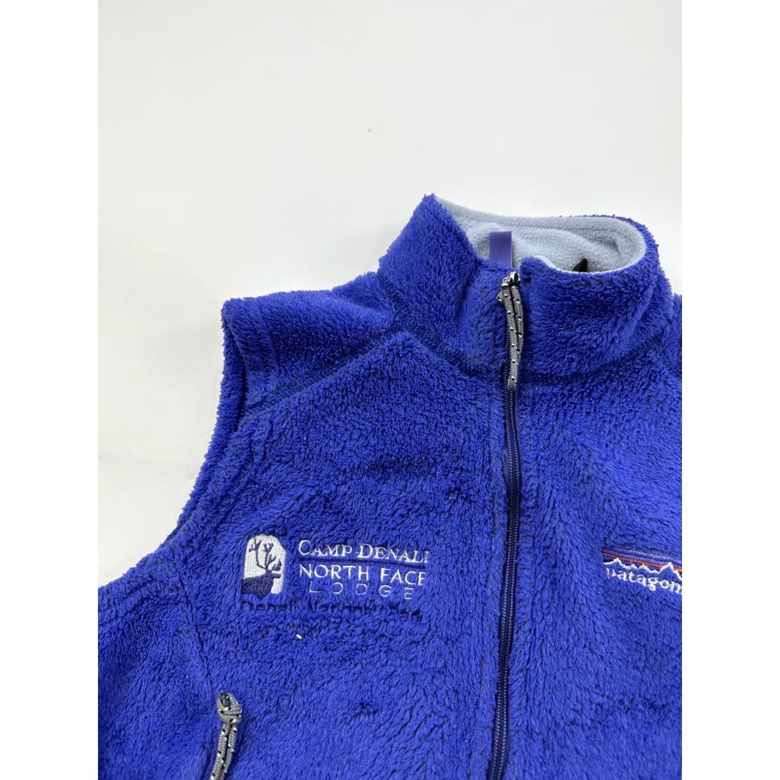 Patagonia VINTAGE Patagonia Fleece Vest Jacket Womens XS Blue Logo Retro Size XS / US 0-2 / IT 36-38 - 4 Thumbnail