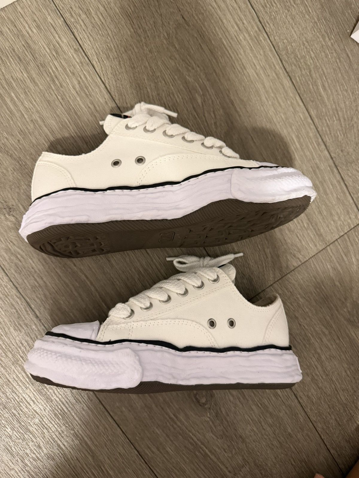 Maison Margiela Maison Mihara Yashuiro “Peterson 23 OG Sole Canvas Low” Size US 7 / IT 37 - 1 Thumbnail