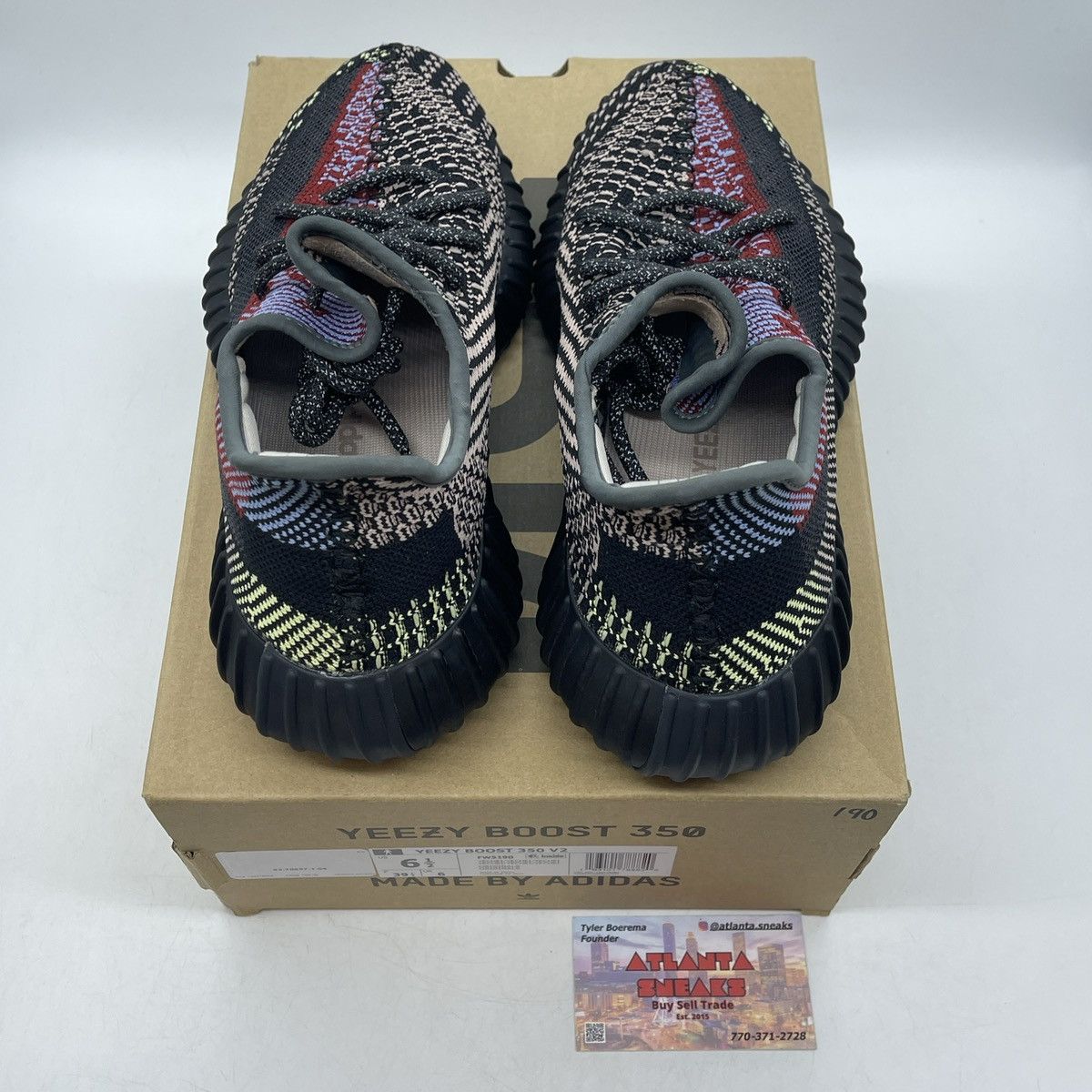 Adidas Yeezy boost 350 yecheil non reflective Size US 6.5 / EU 39-40 - 6 Thumbnail