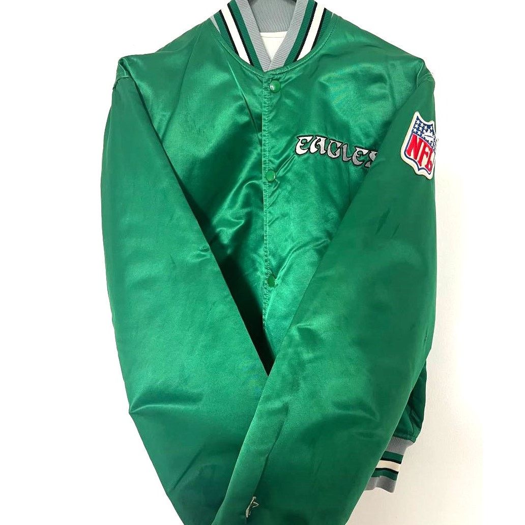 Starter Philadelphia Eagles 80s STARTER satin BIRD bomber M NFL vtg Size US M / EU 48-50 / 2 - 6 Thumbnail