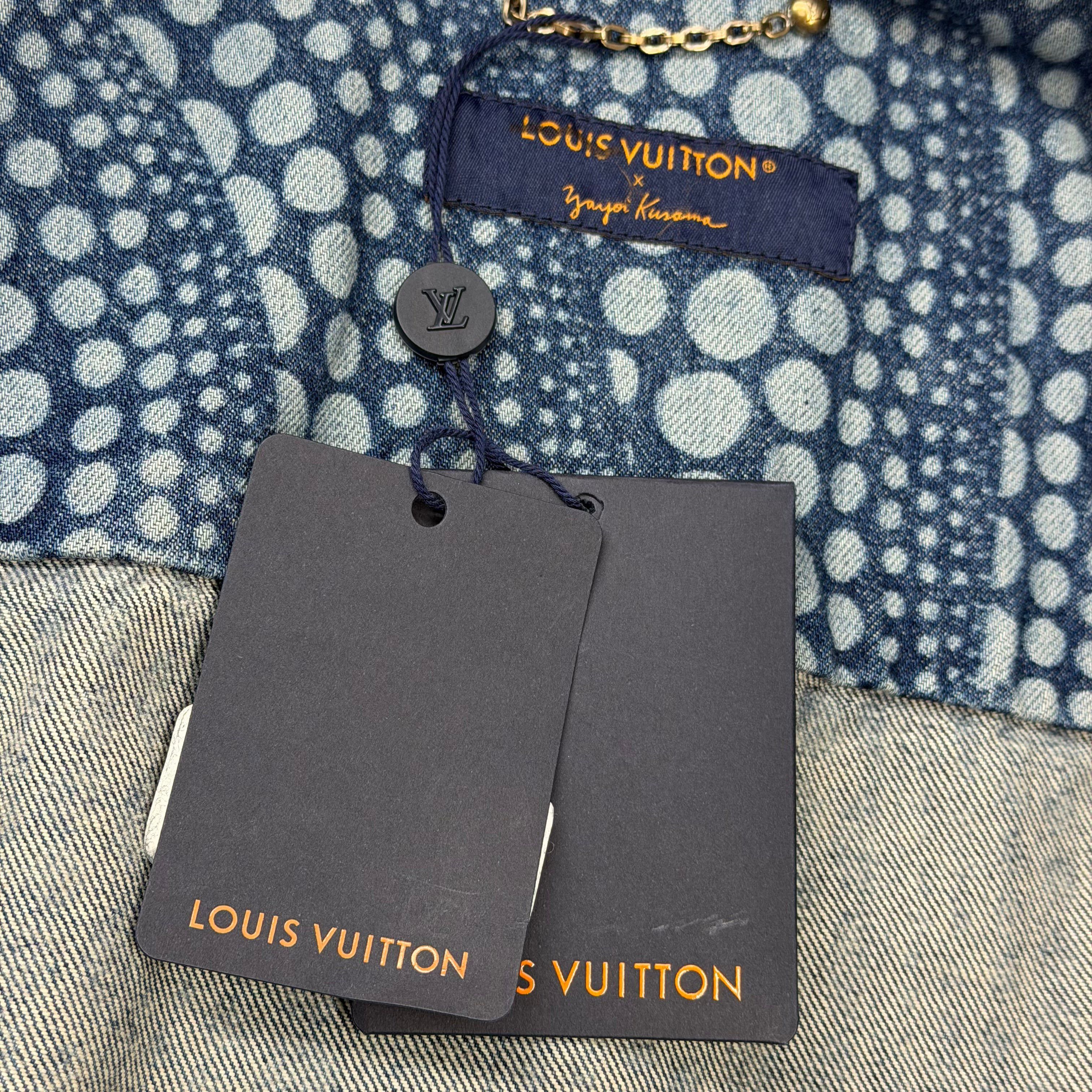 Louis Vuitton Louis Vuitton x Yayoi Kasuma All-Over Denim Blouson 50 (L) Size US L / EU 52-54 / 3 - 6 Thumbnail