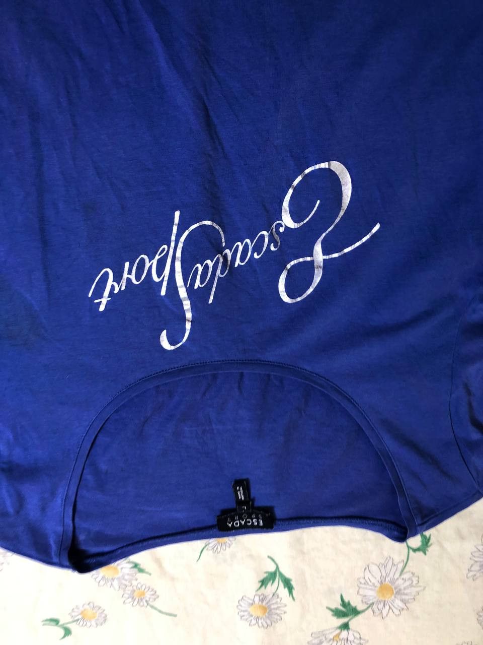 Escada Escada Sport Midnight Blue big logo tee Size L / US 10 / IT 46 - 5 Thumbnail