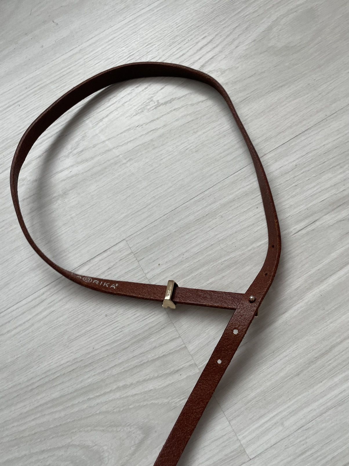 Vintage Vintage leather belt Size ONE SIZE - 9 Thumbnail