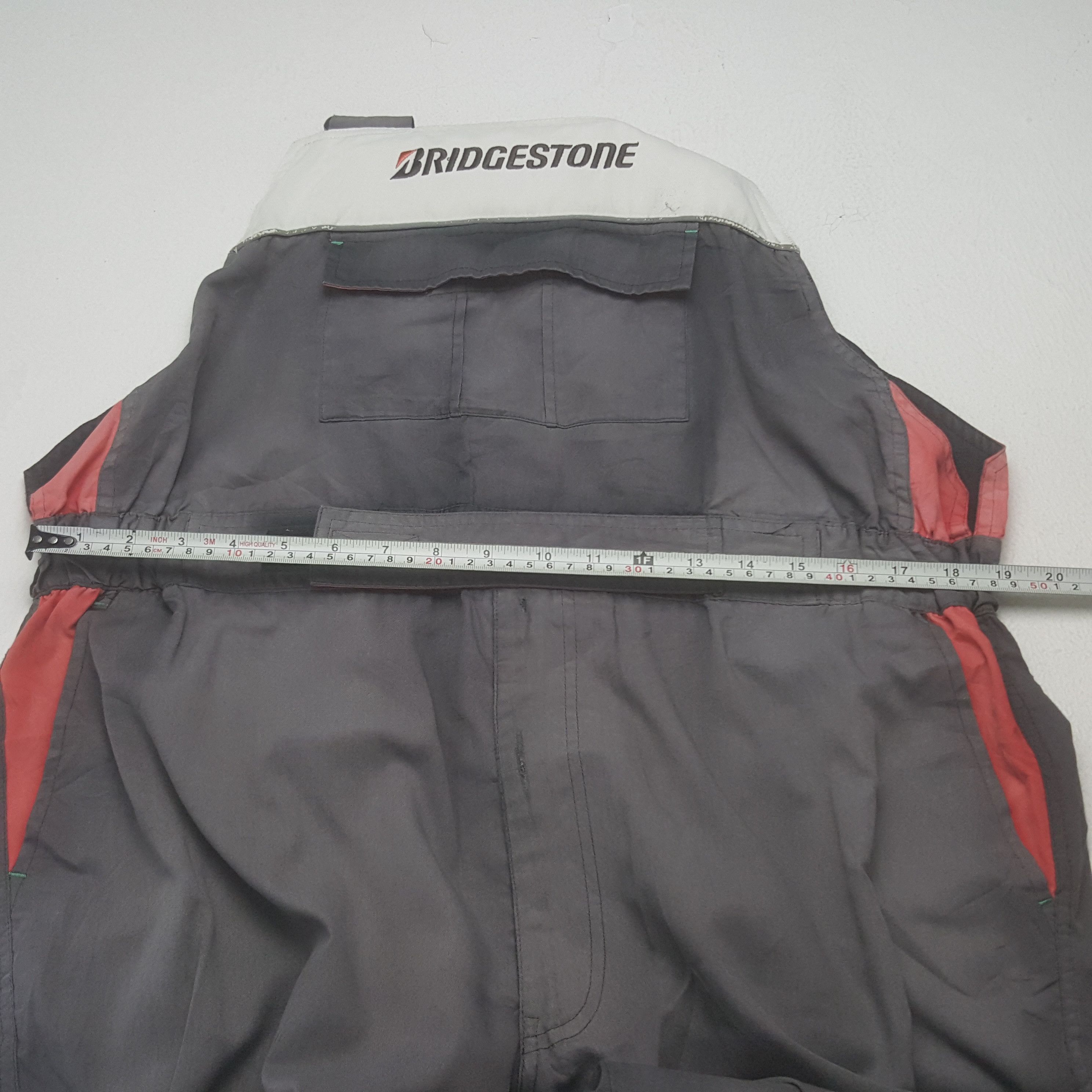 Vintage Vintage Bridgestone Racing Motorsports Overall Pants Size US 37 - 13 Thumbnail