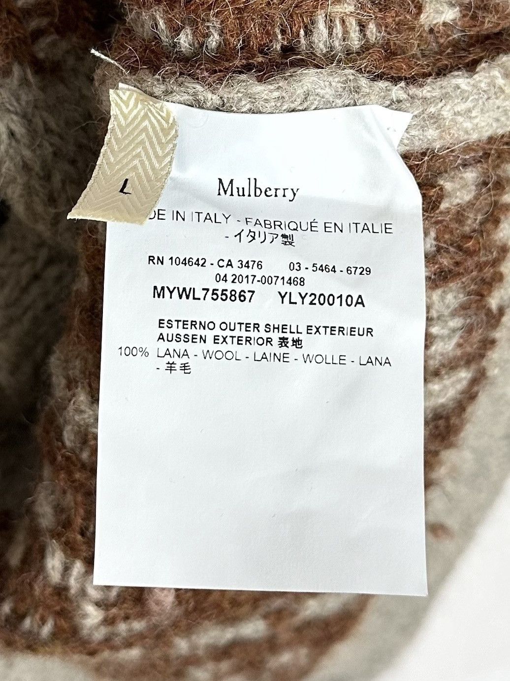 Mulberry Mulberry Women’s 100% Wool Oversized Sweater-Dress – Size L Size L / US 10 / IT 46 - 14 Thumbnail