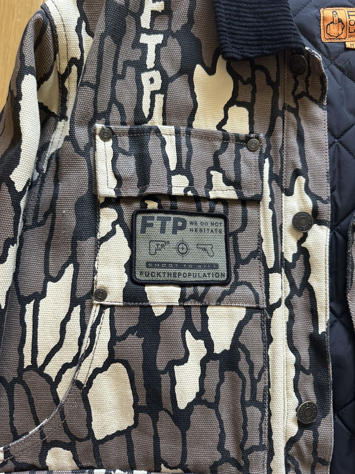 Fuck The Population FTP Hunting Jacket Treebark Camo Medium Size US M / EU 48-50 / 2 - 5 Thumbnail