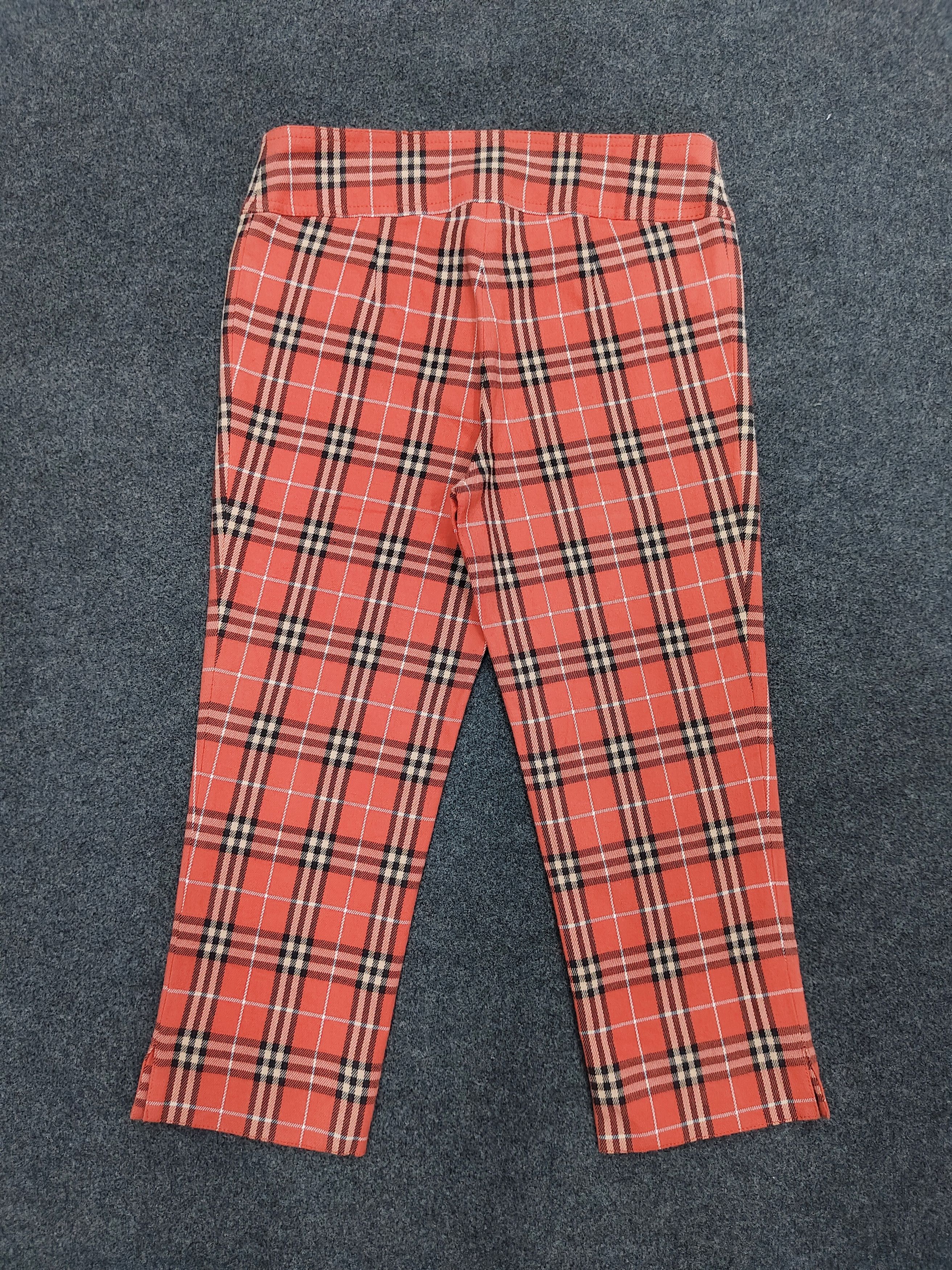 Burberry 00s Burberry🇬🇧 Punk Preppy Style Check Plaid Cropped Pants Size 28" / US 6 / IT 42 - 3 Thumbnail