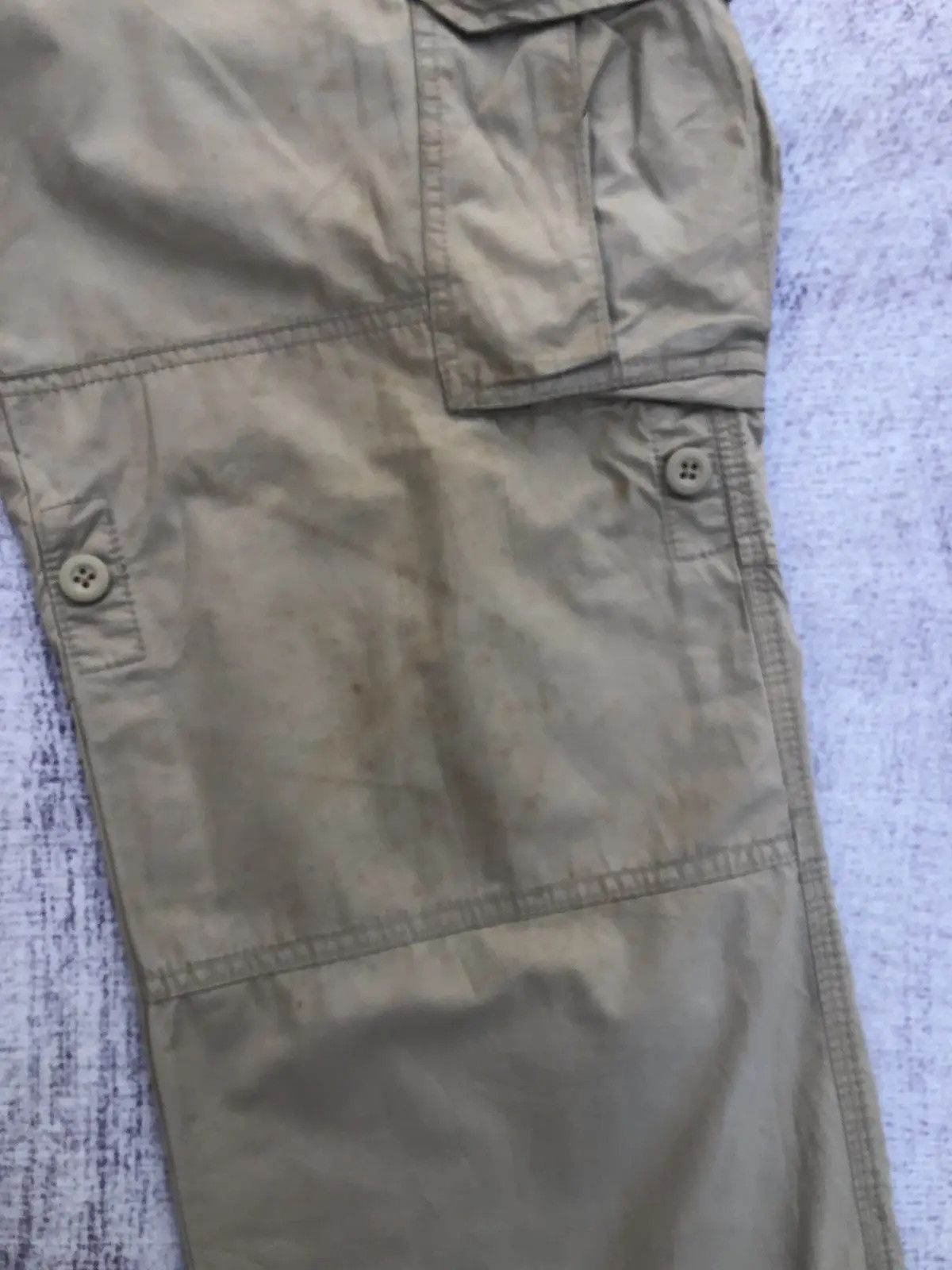 Japanese Brand Faded Cargo Pants Multipocket Tactical Utility W38xL42.5 Size US 33 - 6 Thumbnail
