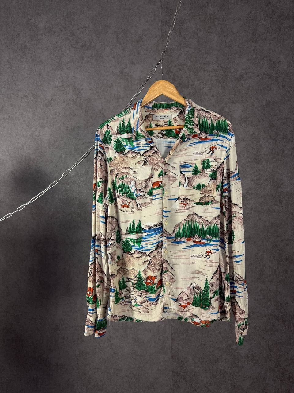 Allsaints Allsaints art designer crazy shirt Size US M / EU 48-50 / 2 - 1 Thumbnail