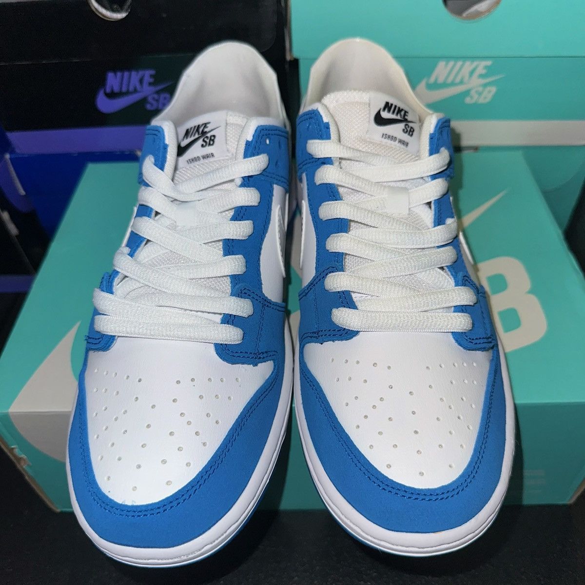 Nike Size 10.5 - Nike Dunk Low Pro SB Ishod Wair 819674-410 Size US 10.5 / EU 43-44 - 4 Thumbnail