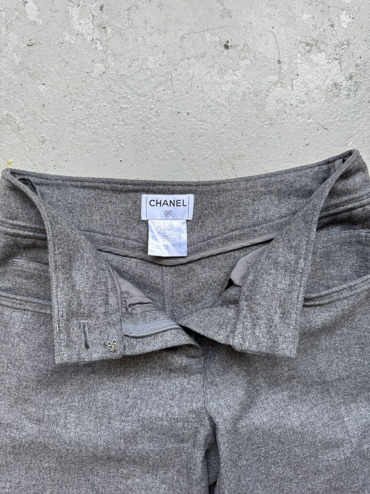 Chanel Chanel Wool Trousers Size US 28 / EU 44 - 4 Thumbnail