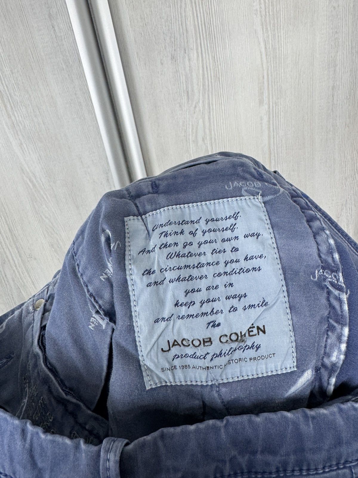 Jacob Cohen Jacob Cohen handmade blue faded made in Italy pants Size US 33 - 20 Thumbnail