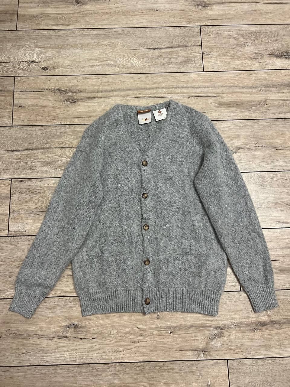 Lyle & Scott Lyle & Scott x Oi Polloi Mohair Cardigan Sweater V-neck Size US S / EU 44-46 / 1 - 8 Thumbnail