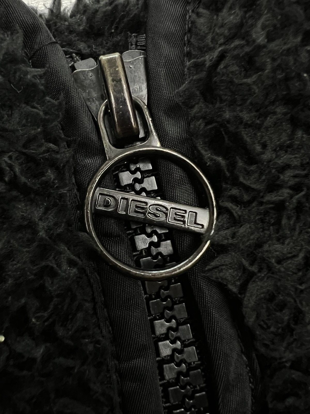 Diesel Diesel Embroidered Boa Fleece Jacket Size US XS / EU 42 / 0 - 9 Thumbnail