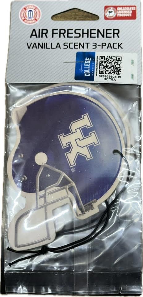 Designer Kentucky Wildcats Air Freshener 3 Pack NCAA Size ONE SIZE - 1 Thumbnail