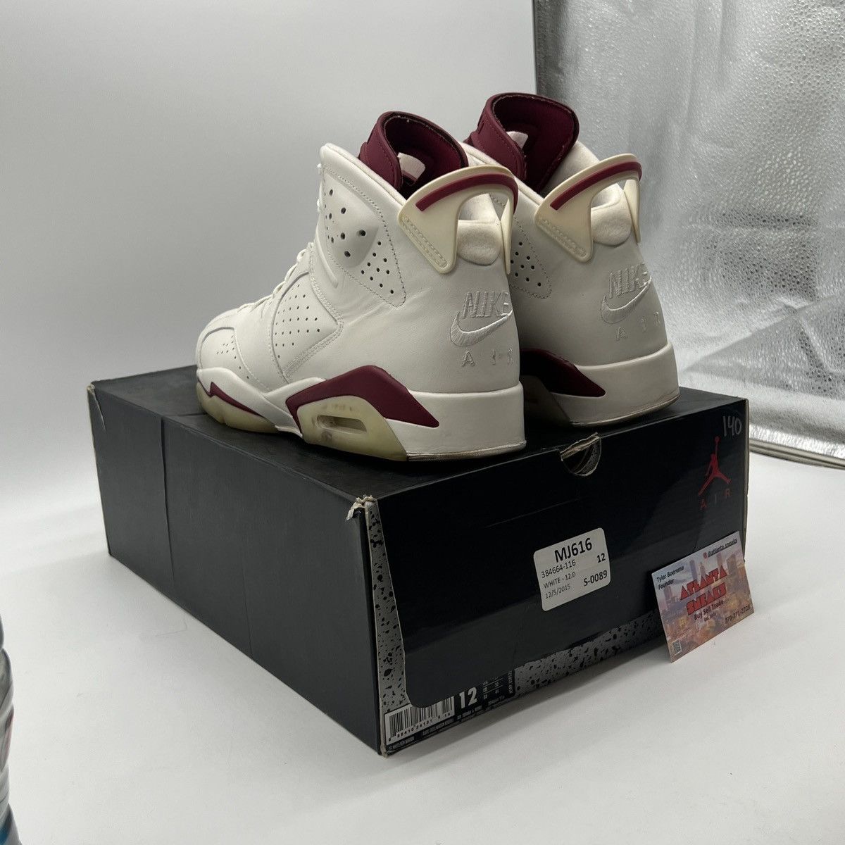Jordan Brand Air Jordan 6 maroon Size US 12 / EU 45 - 4 Thumbnail