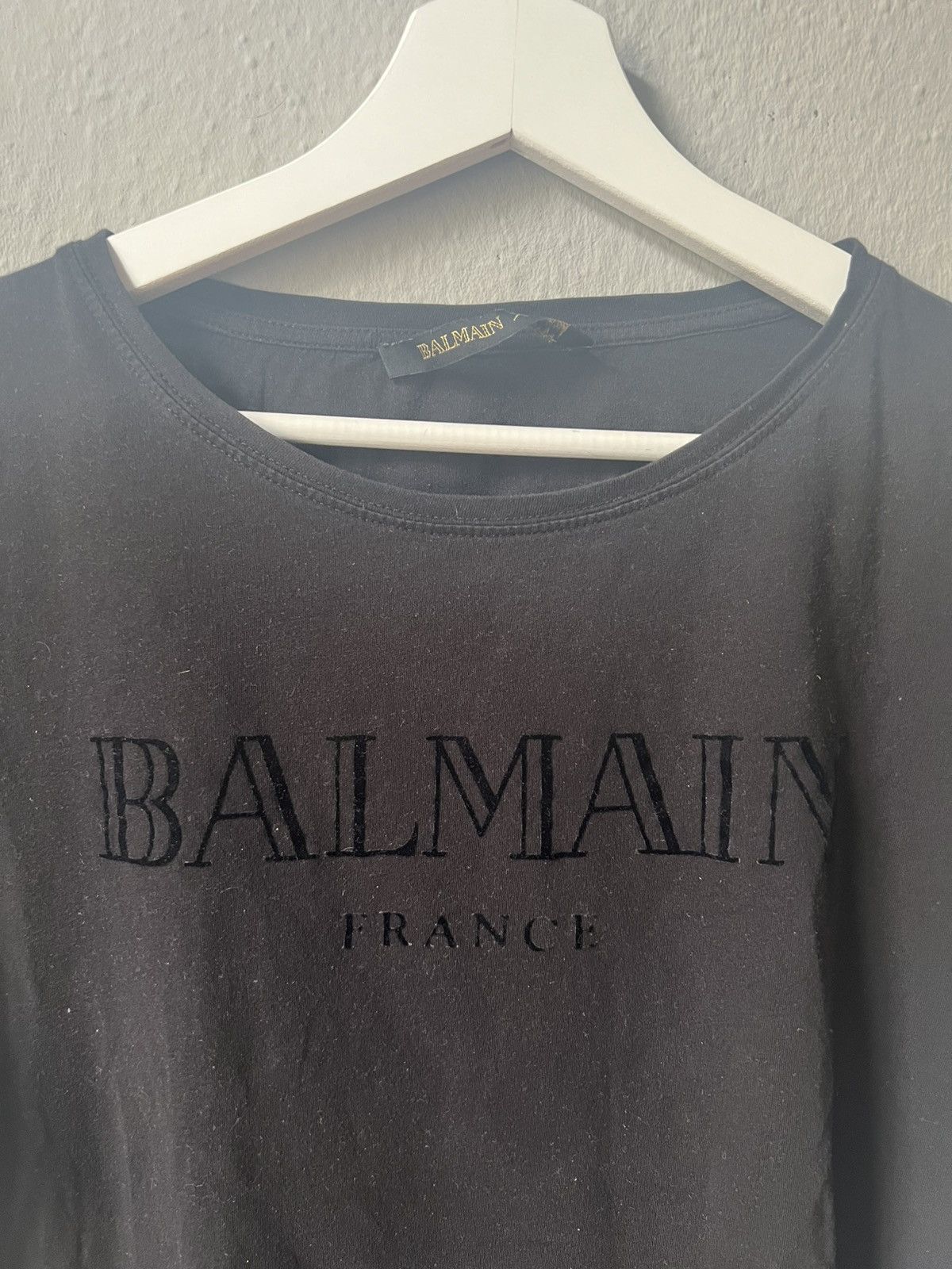 Balmain × H&M Balmain Velvet Shirt Size US S / EU 44-46 / 1 - 2 Thumbnail