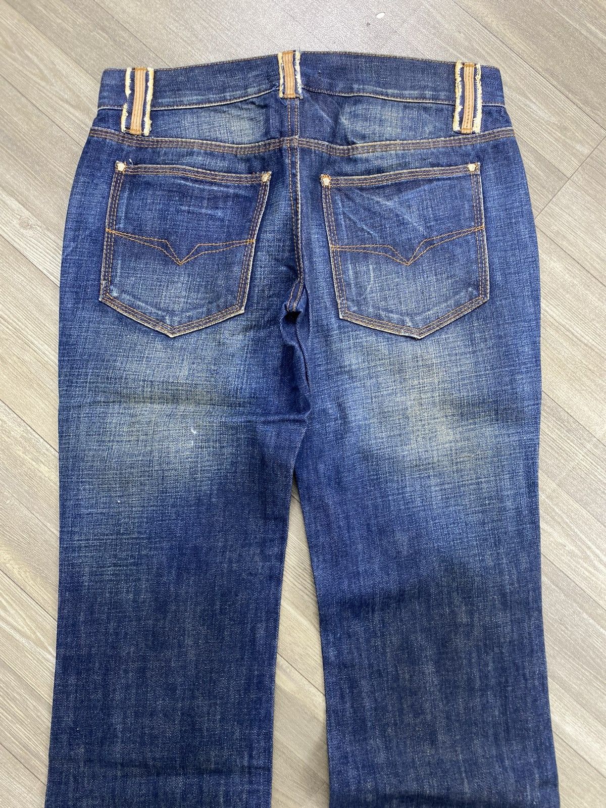 Versace Vintage Versace Washed Bootcut Flared Jeans Italian Designer Size US 31 - 18 Thumbnail