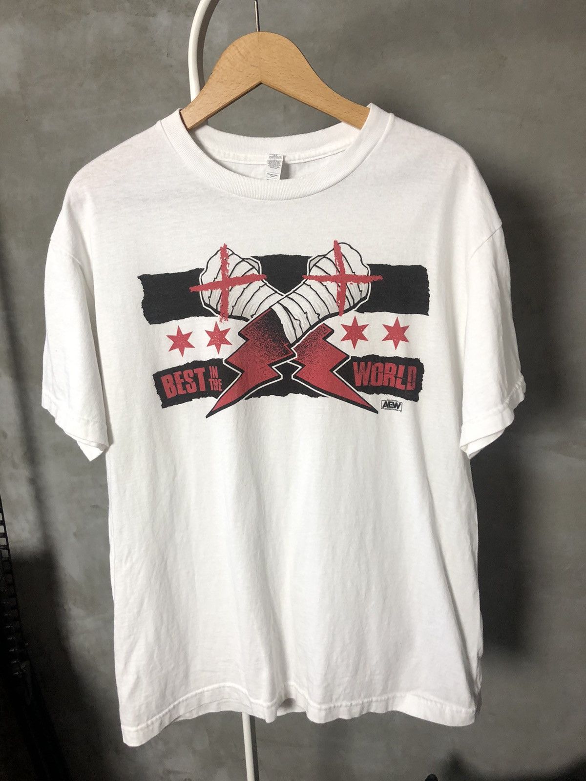 Other CM Punk AEW “Best in the World” Shirt Size L White Wrestling Size US L / EU 52-54 / 3 - 1 Thumbnail