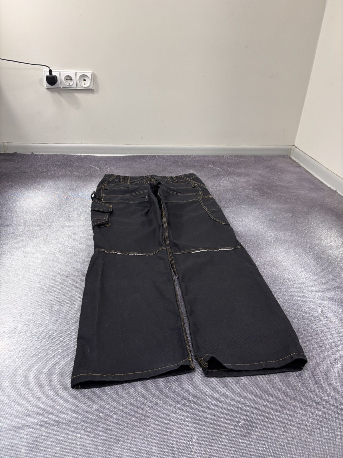 Other Mascot Men’s Black Work Utility Cargo Pants Size US 32 / EU 48 - 17 Thumbnail