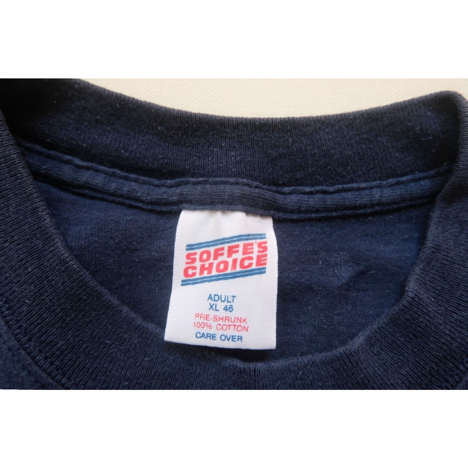 Soffe SOFFE VTG 90s 80s USA MADE COTTON BLUE SEAL GRAPHIC T SHIRT SZ XL MEN SHORT SLEEVE CREW NECK 24 PIT TO PIT 30 LENGTH OF T-SHIRT Size US XL / EU 56 / 4 - 6 Thumbnail