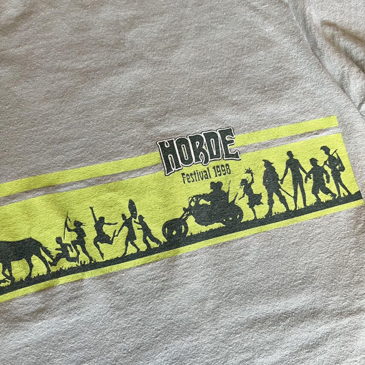 Vintage Vintage 1998 Horde Festival Jam Band Tour Graphic Logo Tee Size US XL / EU 56 / 4 - 4 Thumbnail