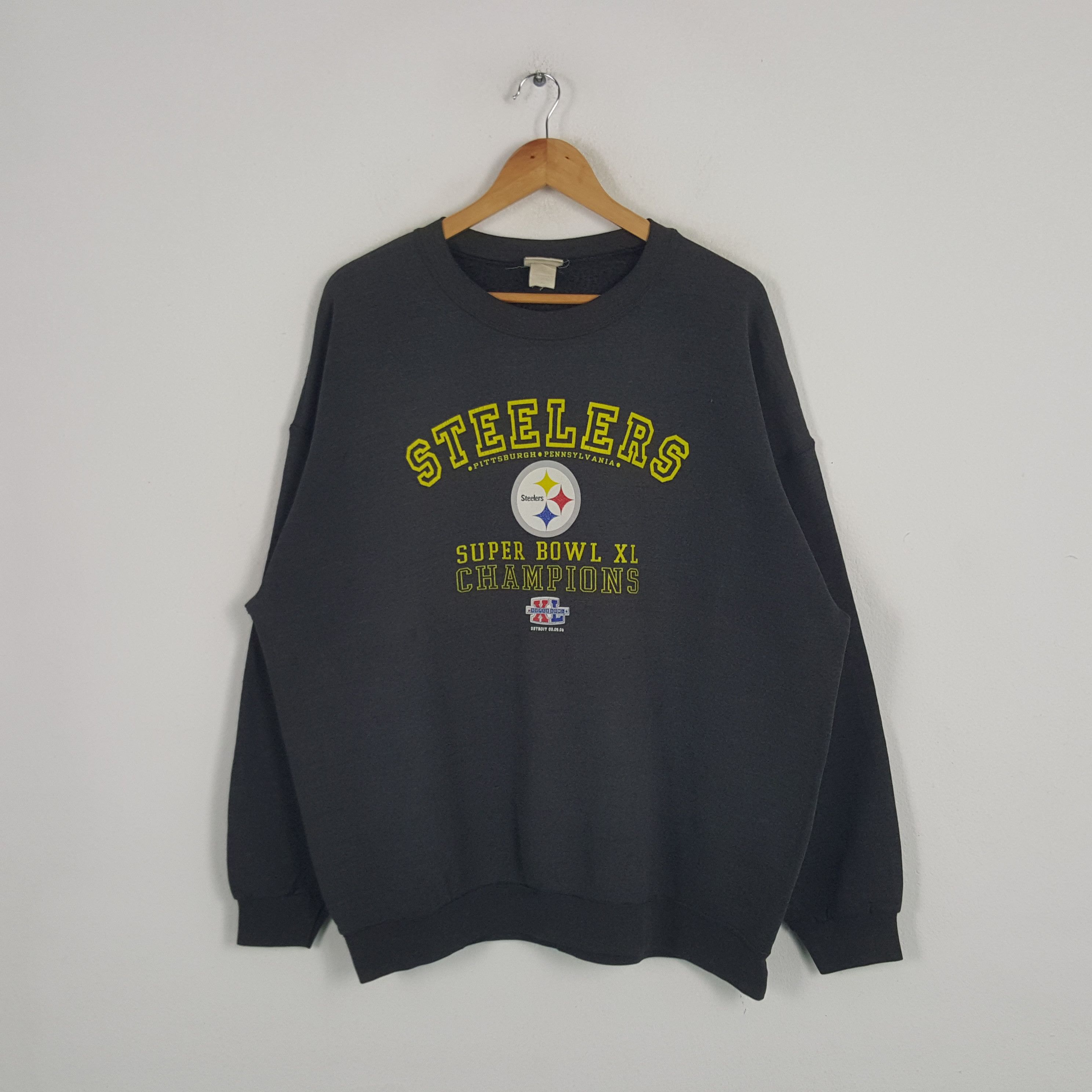Lee × NFL × Vintage Vintage Steelers Super Bowl XL Champions Sweatshirt Size US XXL / EU 58 / 5 - 1 Thumbnail