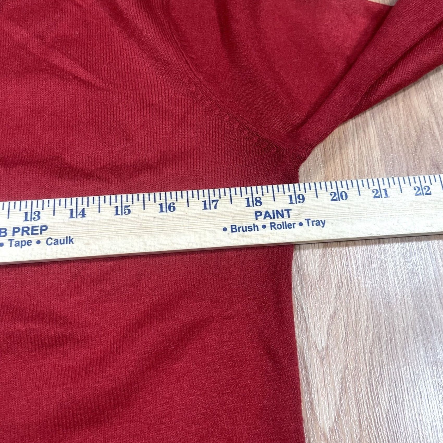 Vintage Sag Harbor Sweater Womens Petite Small Red Knit Mock Neck Long Sleeve Acrylic Size S / US 4 / IT 40 - 6 Thumbnail