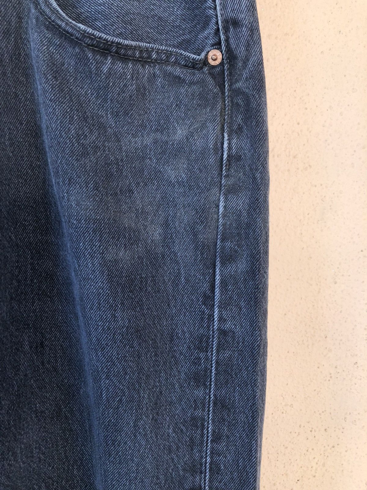 Levi's Vintage Clothing × Vintage Vintage LEVIS 501 Flat Black Button Fly Jeans Size US 38 / EU 54 - 13 Thumbnail