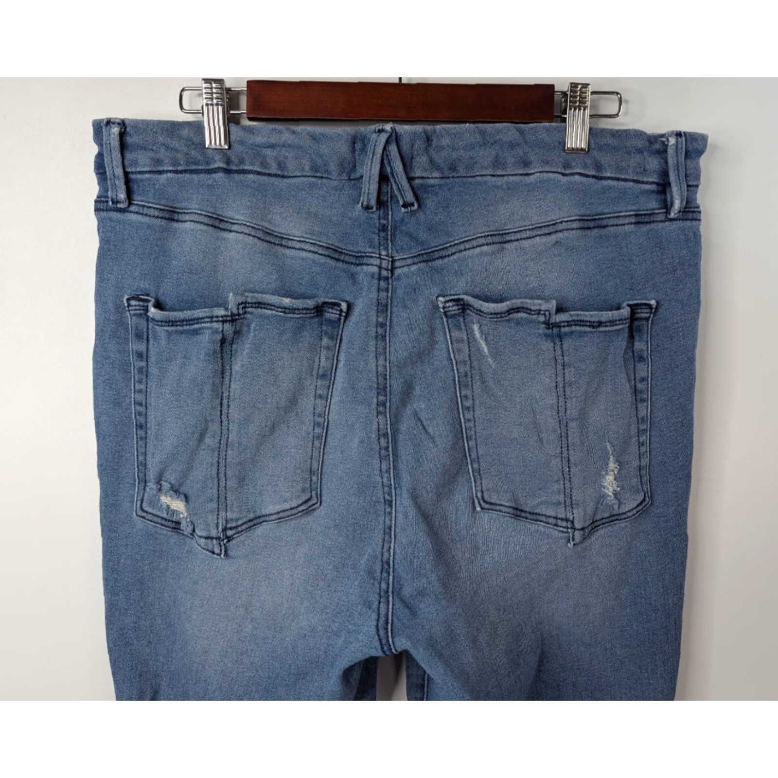 Good American GOOD American Good Straight Jeans Size 16 Women's High Rise Size 38" / US 16 / IT 52 - 5 Thumbnail