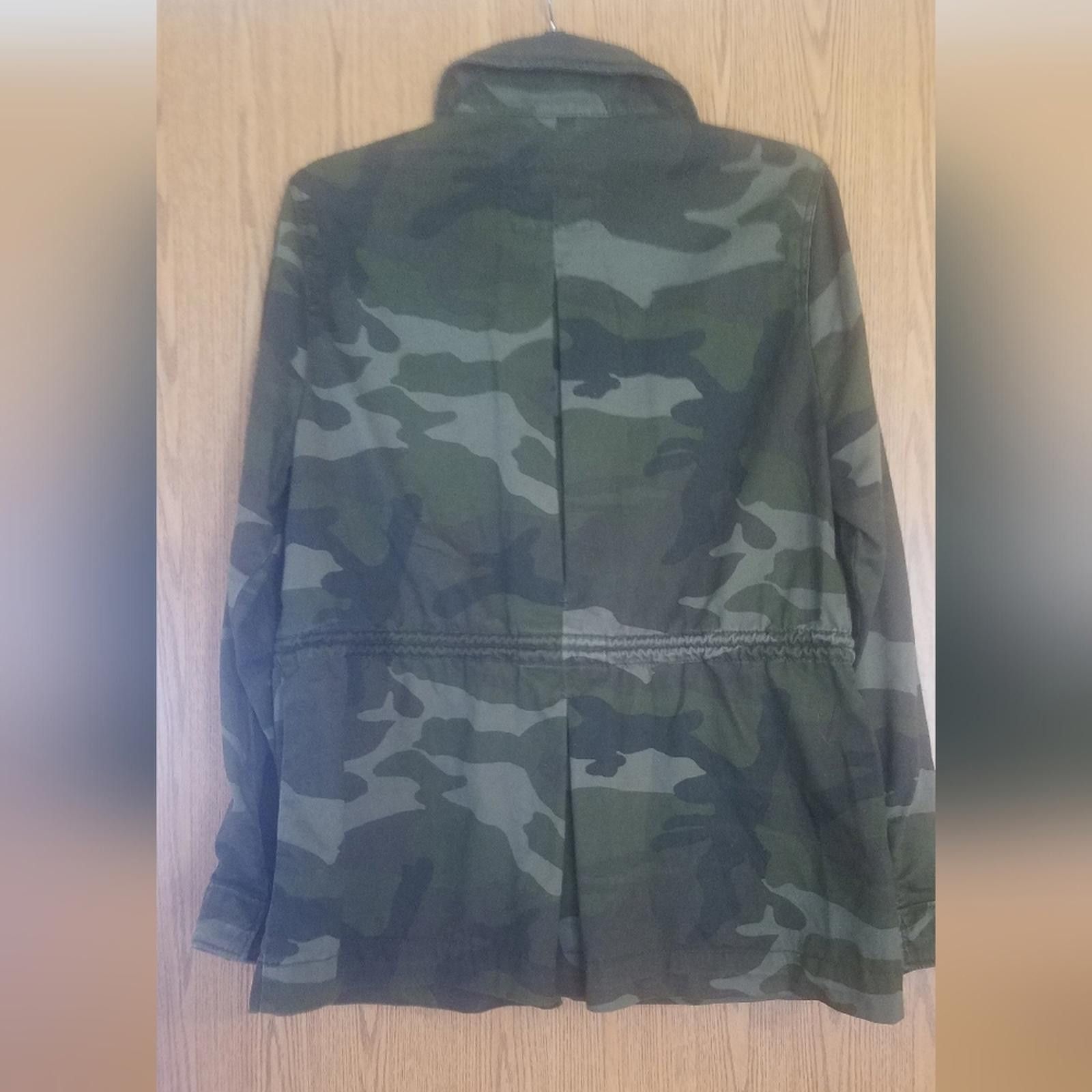 Abercrombie & Fitch Abercrombie & Fitch Green Camouflage Utility Jacket Large Size L / US 10 / IT 46 - 2 Thumbnail