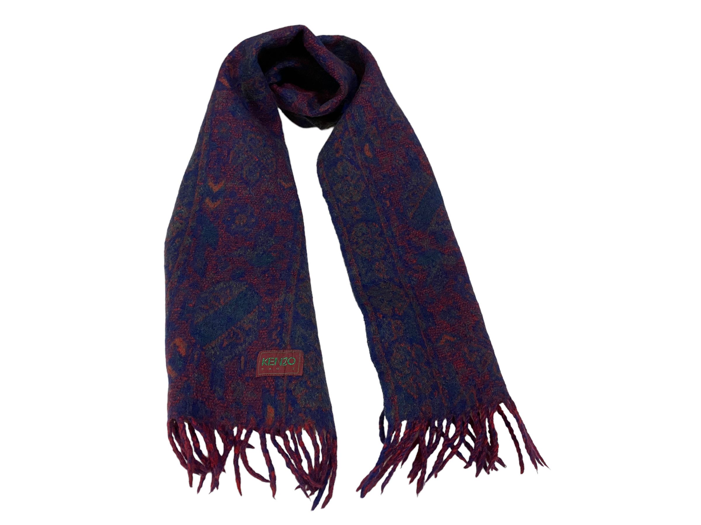 Kenzo × Vintage Kenzo scarves Paris Stripes Colourful Vintage Scarf Size ONE SIZE - 1 Thumbnail