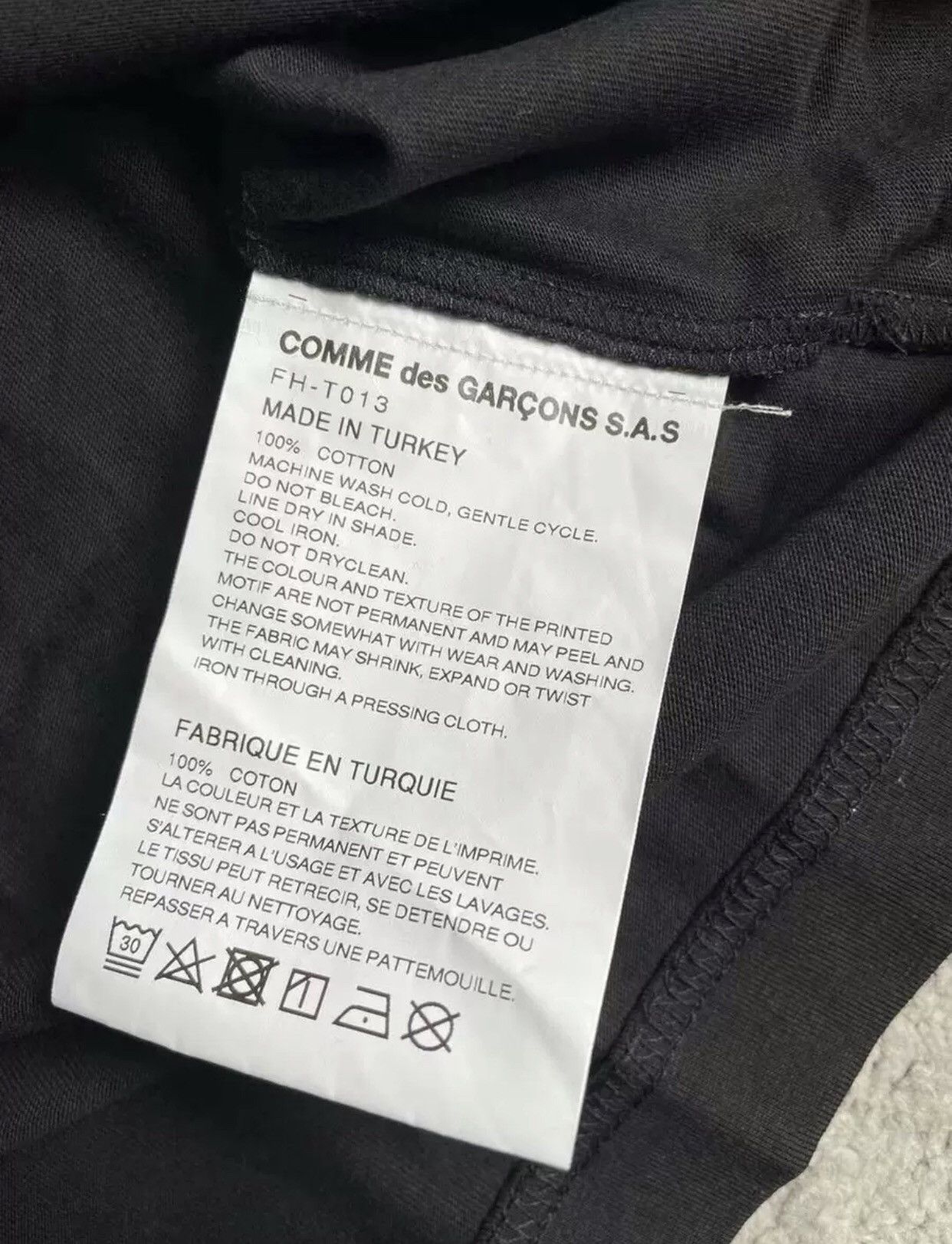 Comme des Garcons Basic short sleeved T-shirt 2412-Nextarrow Size US M / EU 48-50 / 2 - 5 Thumbnail