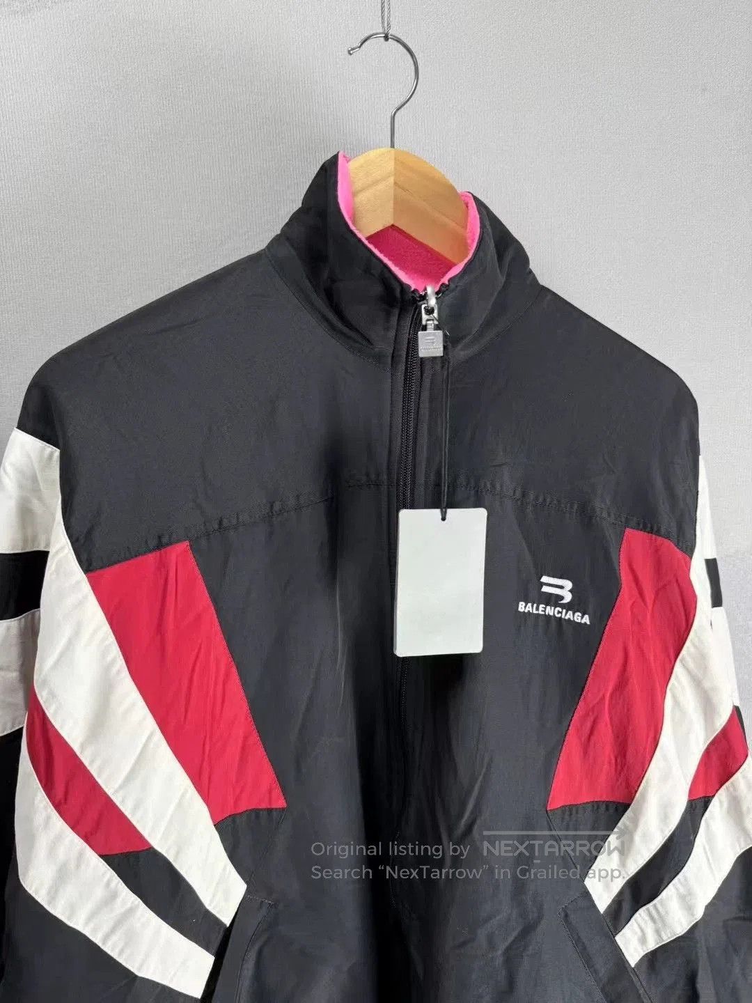 Balenciaga Balenciaga Black Red Double-Sided Jacket. Size US XS / EU 42 / 0 - 6 Thumbnail