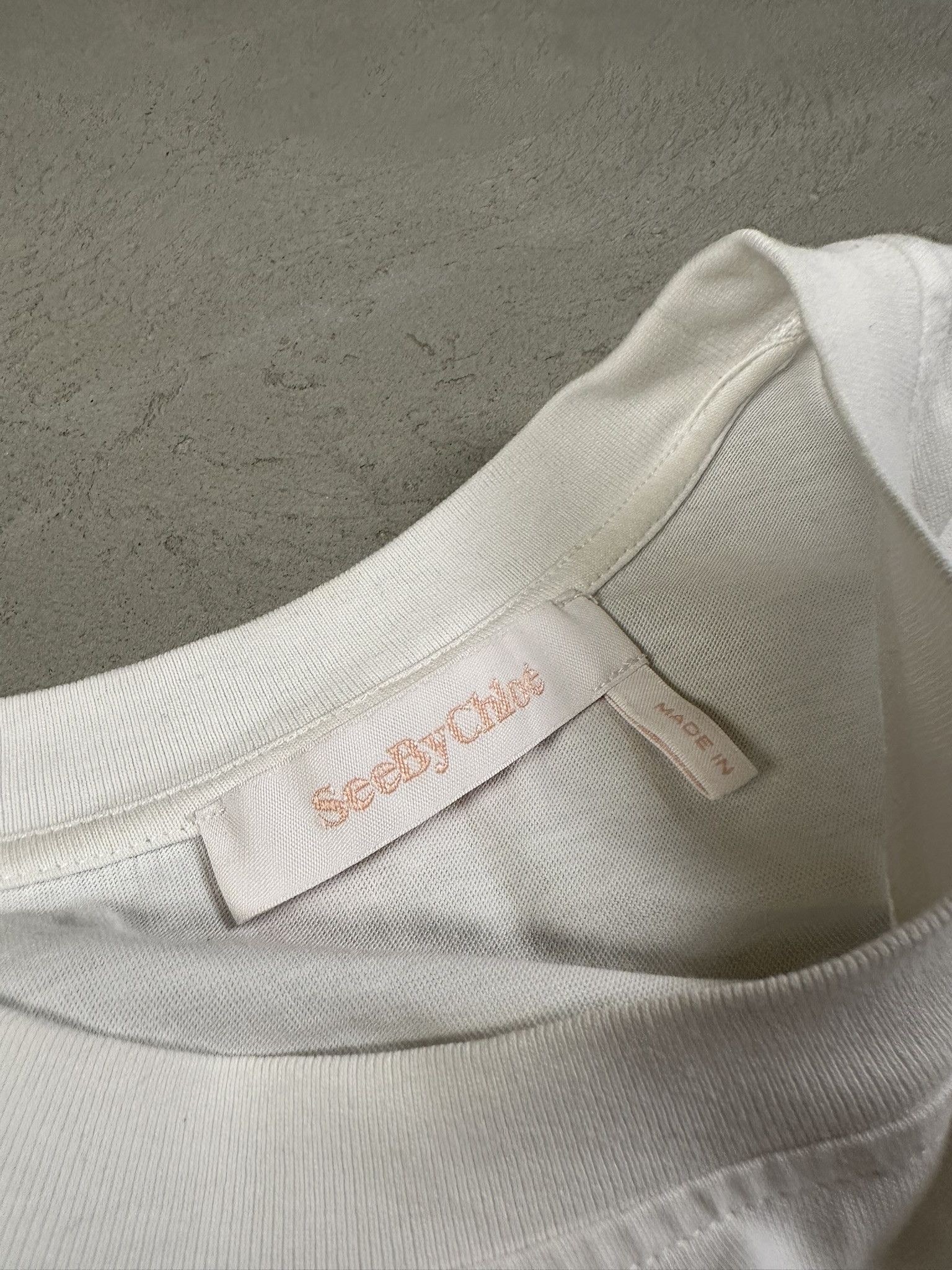 Designer × See by Chloe See by Chloe Graphic Logo T-shirt Size S / US 4 / IT 40 - 9 Thumbnail