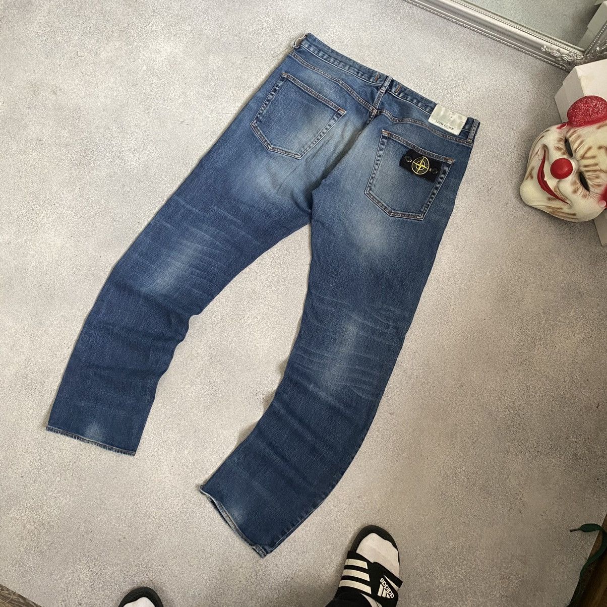 Stone Island Stone Island Jeans Denim Pants Vintage Logo y2k archive Size US 36 / EU 52 - 2 Thumbnail
