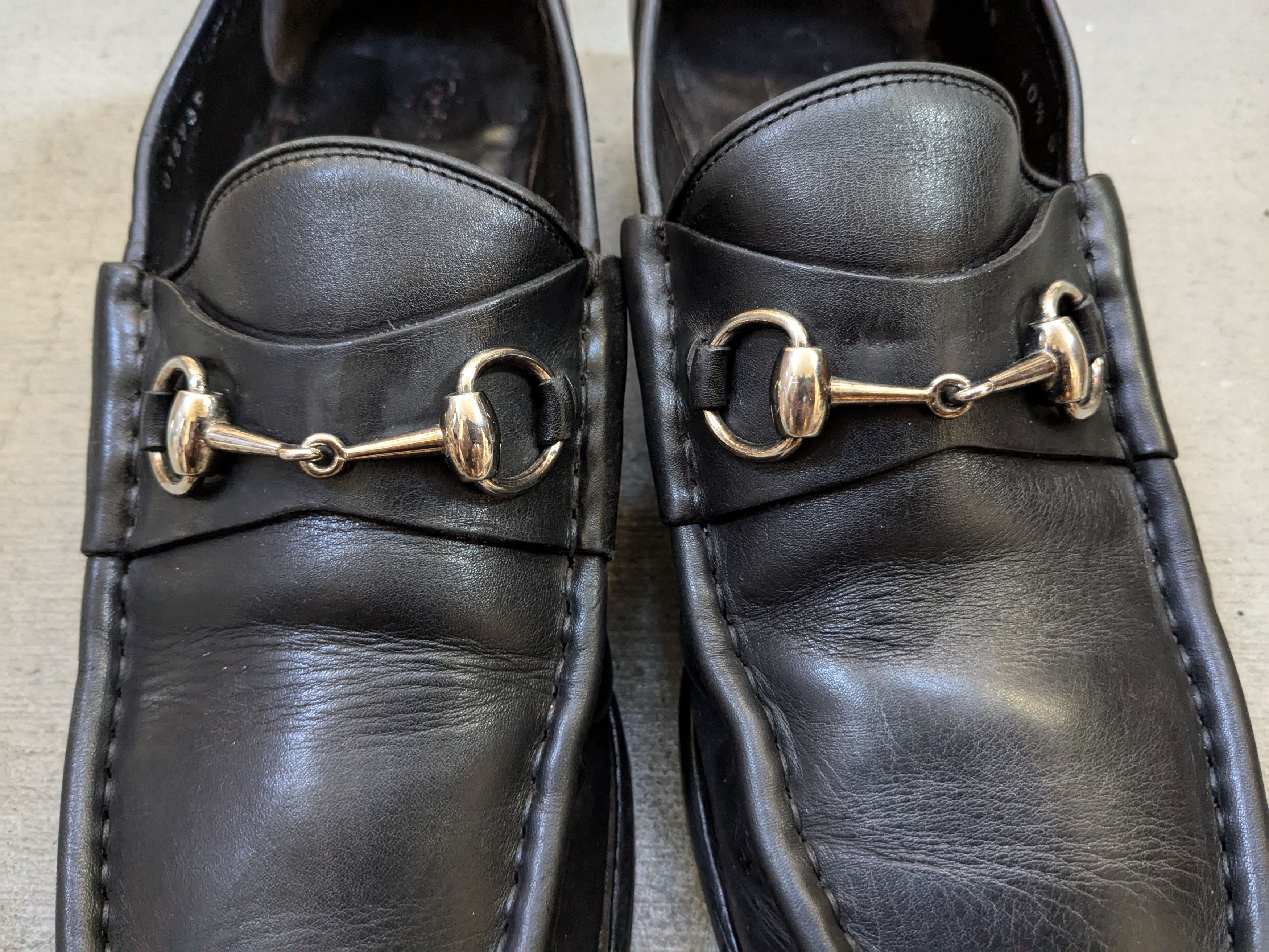 Gucci Gucci Horsebit Loafers Black Leather 10.5 Snaffle Slip On Size US 10.5 / EU 43-44 - 4 Thumbnail
