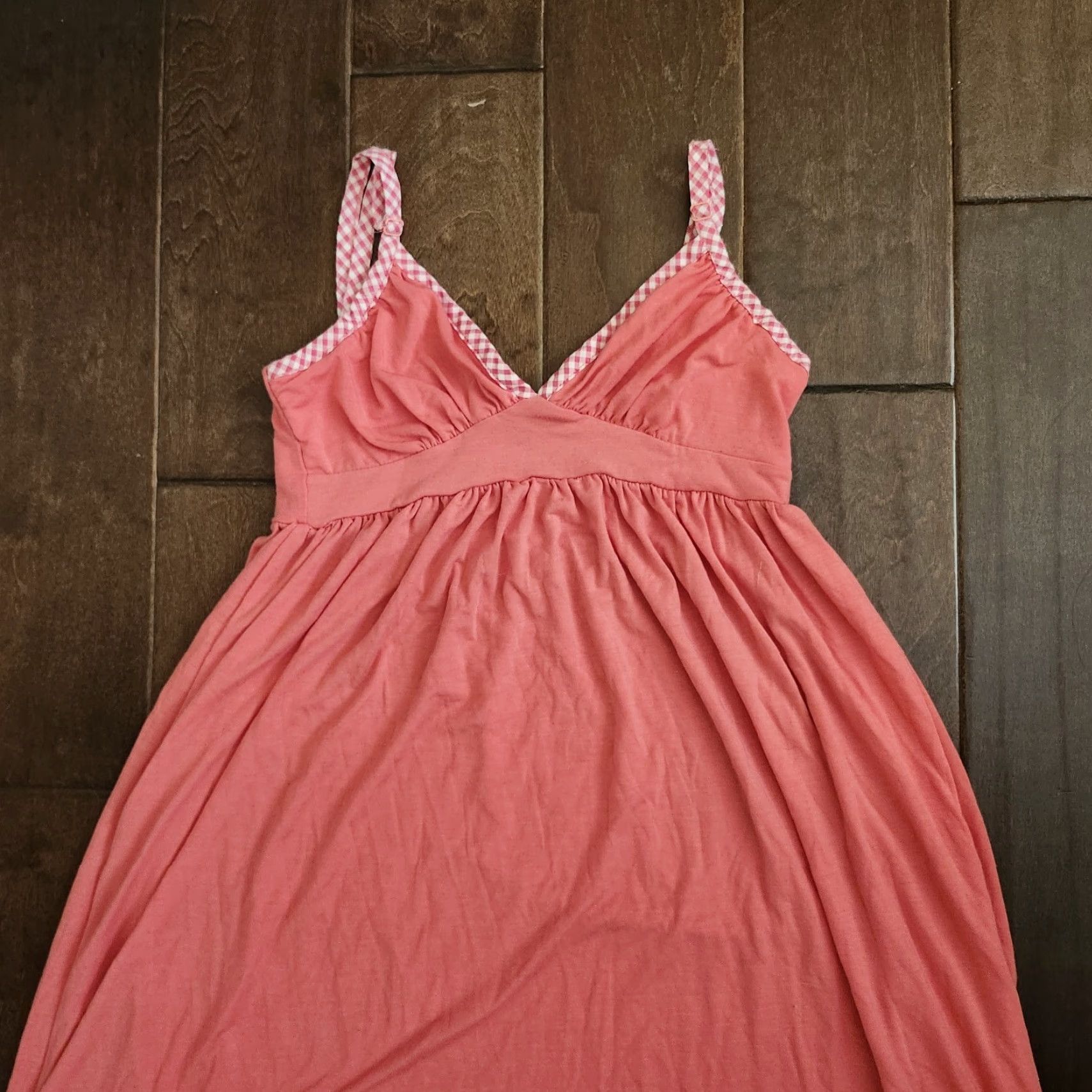 Vintage Poof Women's Pink Sleeveless Dress - Size S - Long Cotton Rayon Spandex, Solid, Casual Travel Party/Cocktail, Machine Washable Size S / US 4 / IT 40 - 5 Thumbnail