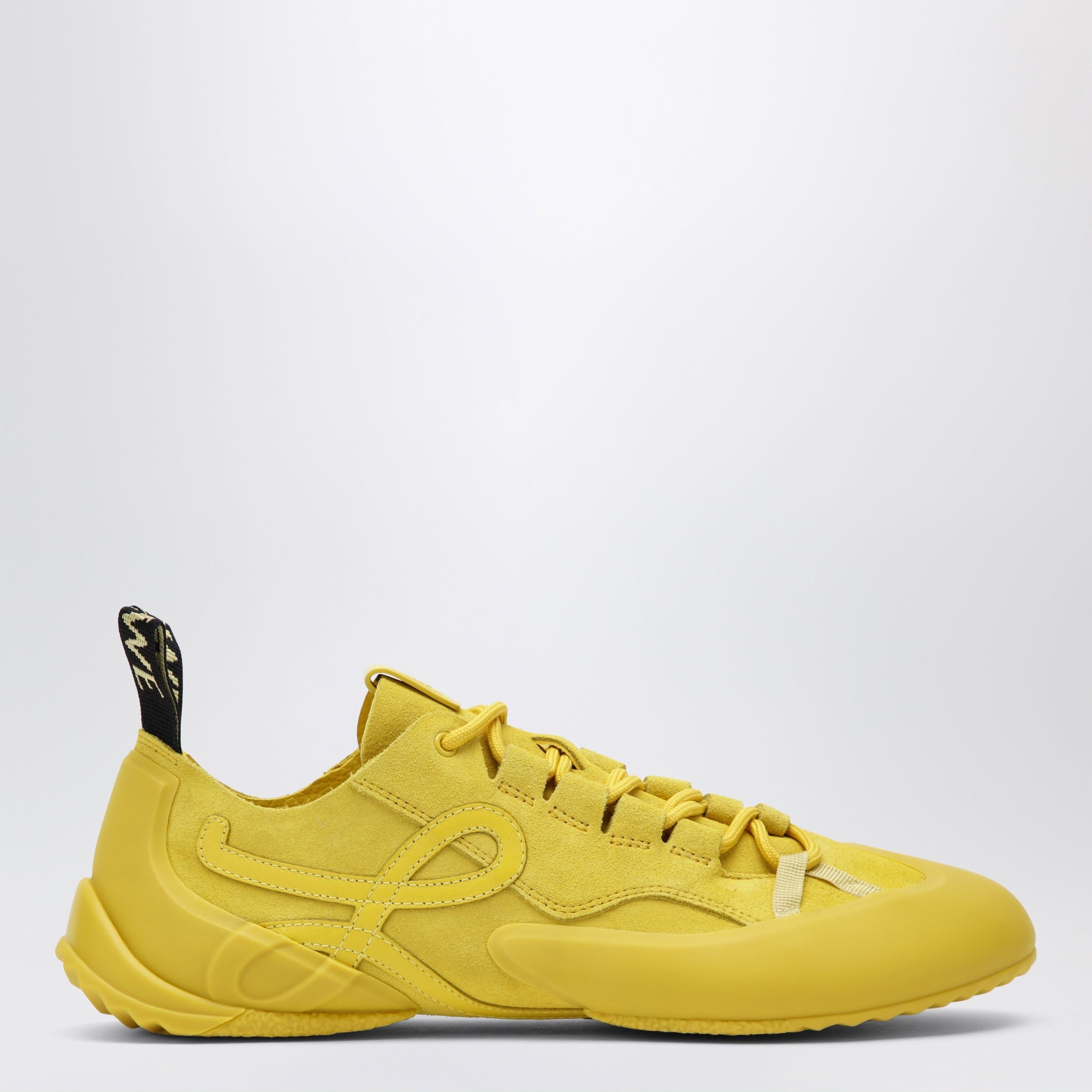 Loewe Loewe Grip Sneakers In Yellow Suede Calfskin Size US 11 / IT 41 - 1 Thumbnail
