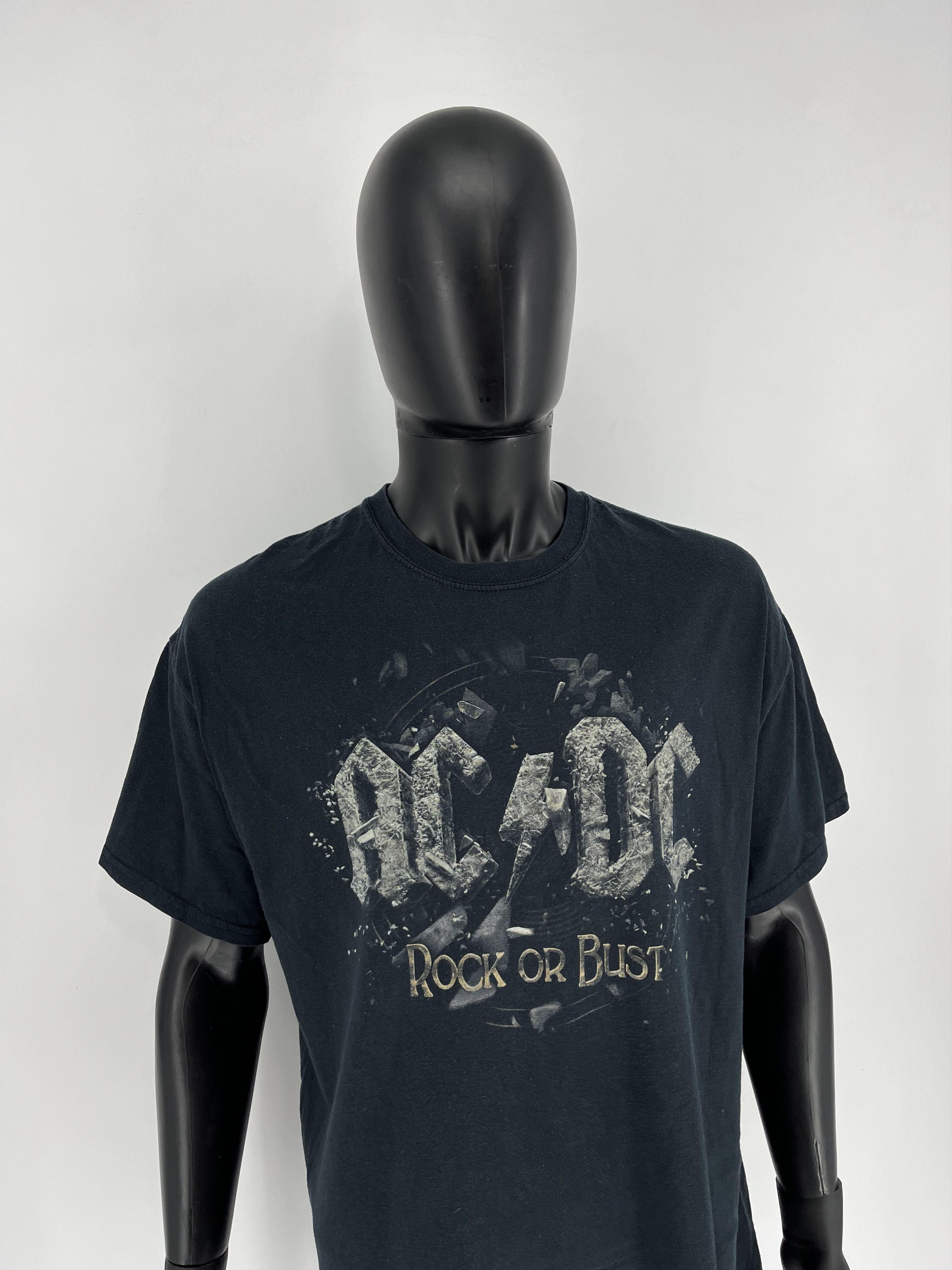 AC/DC × Band Tees Vintage ACDC Rock OF Bust T-Shirt Like Metallica Slayer Size US XL / EU 56 / 4 - 3 Thumbnail