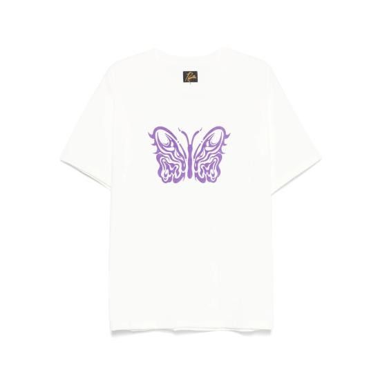Needles NEEDLES Men T-Shirts QV433 OFFWH WHITE Size US XL / EU 56 / 4 - 1 Thumbnail