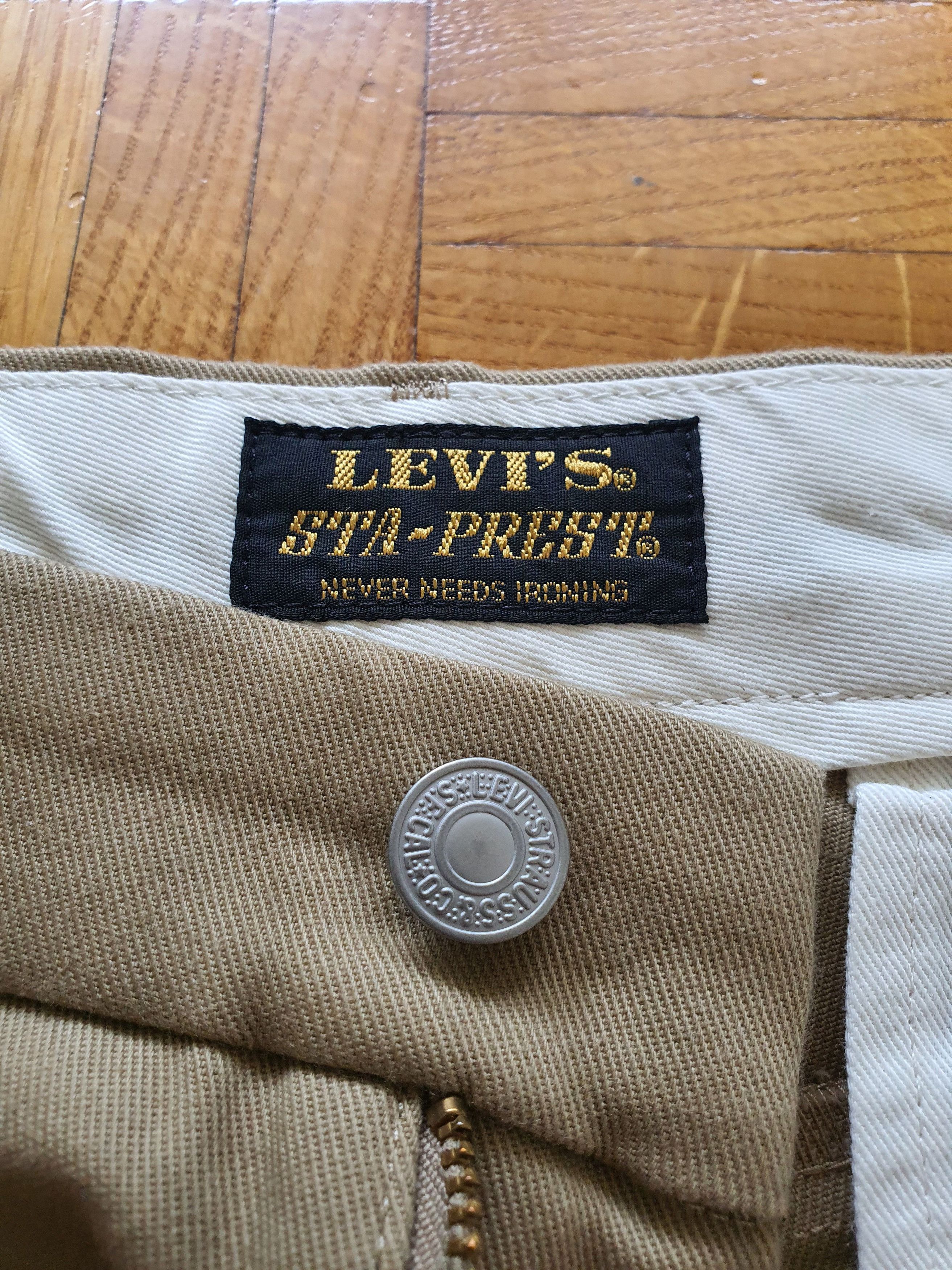 Levi's 502 (STA-PREST) Trousers Pants Chinos - W31 L32 (31x32) Size US 31 - 5 Thumbnail