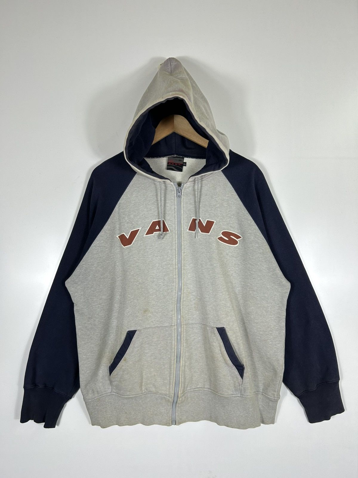 Vans ⚡️Vintage VANS Skateboard Hooded Sweater - XL Size US XL / EU 56 / 4 - 1 Thumbnail