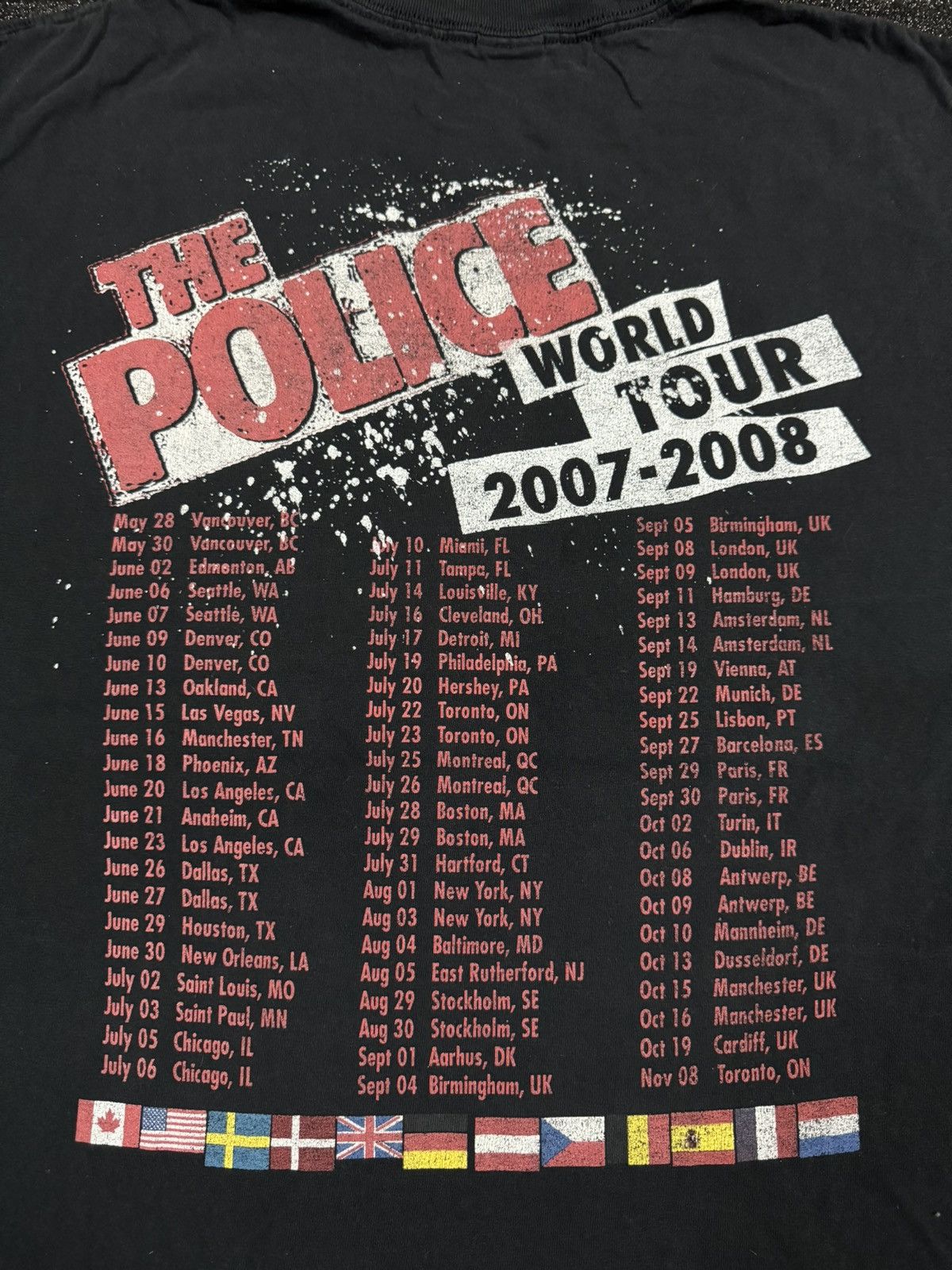Anvil × Band Tees The Police Rock Band Tour Tee Size US XL / EU 56 / 4 - 5 Thumbnail