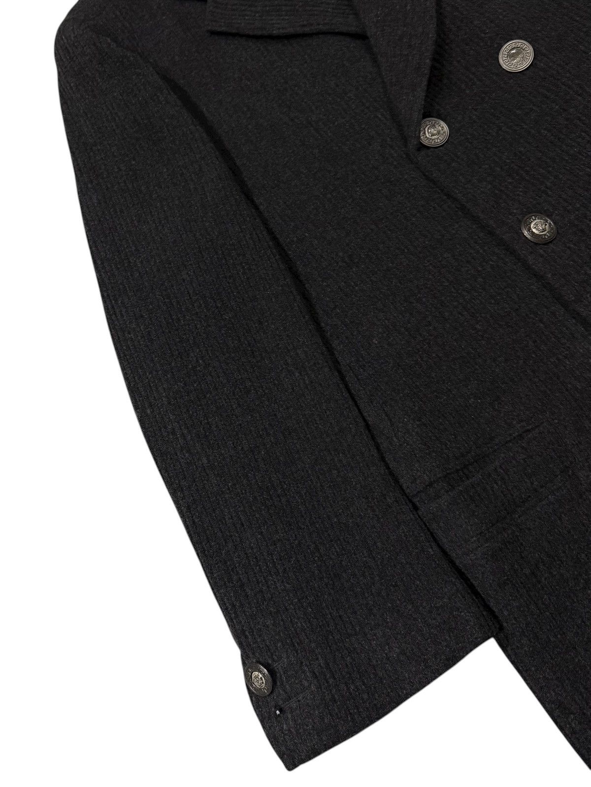 Versace RARE! Vintage Gianni Versace Laine Wool Double Breast Jacket Size US L / EU 52-54 / 3 - 7 Thumbnail