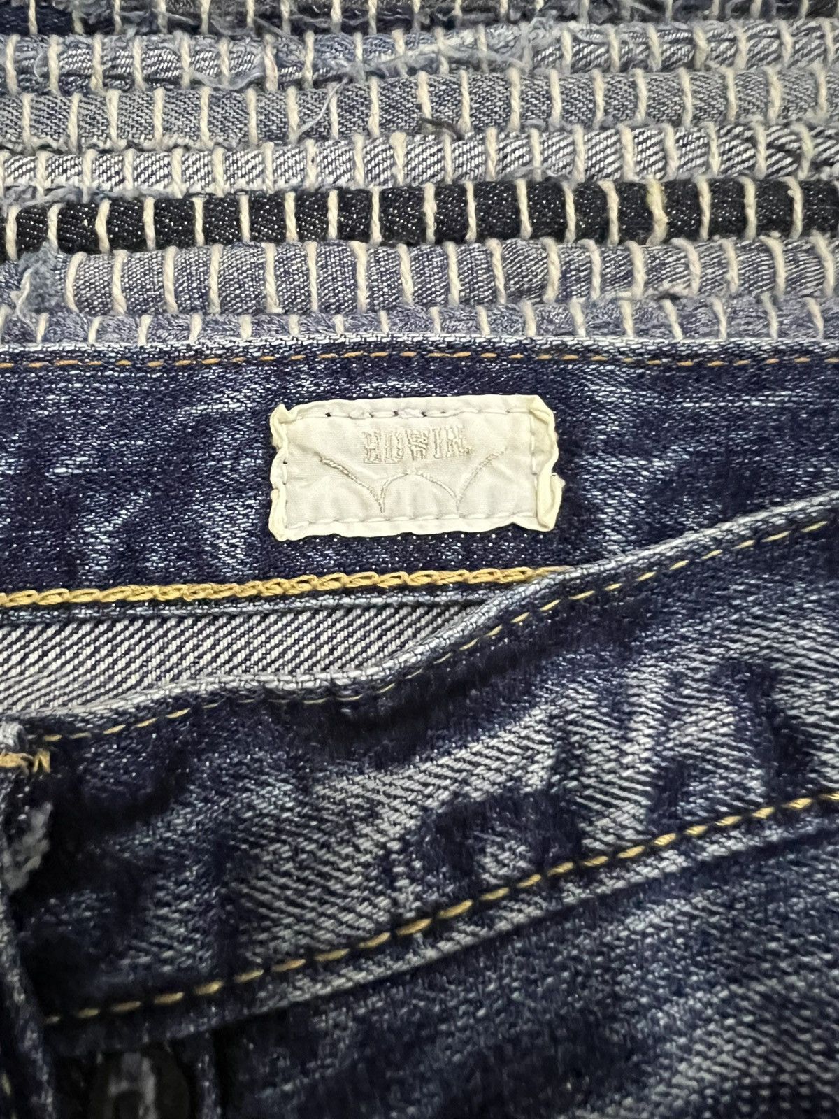 Edwin ED-80 Nihon Men Selvage 13.5oz Organic Mud Wash Dirty Denim Size US 32 / EU 48 - 12 Thumbnail